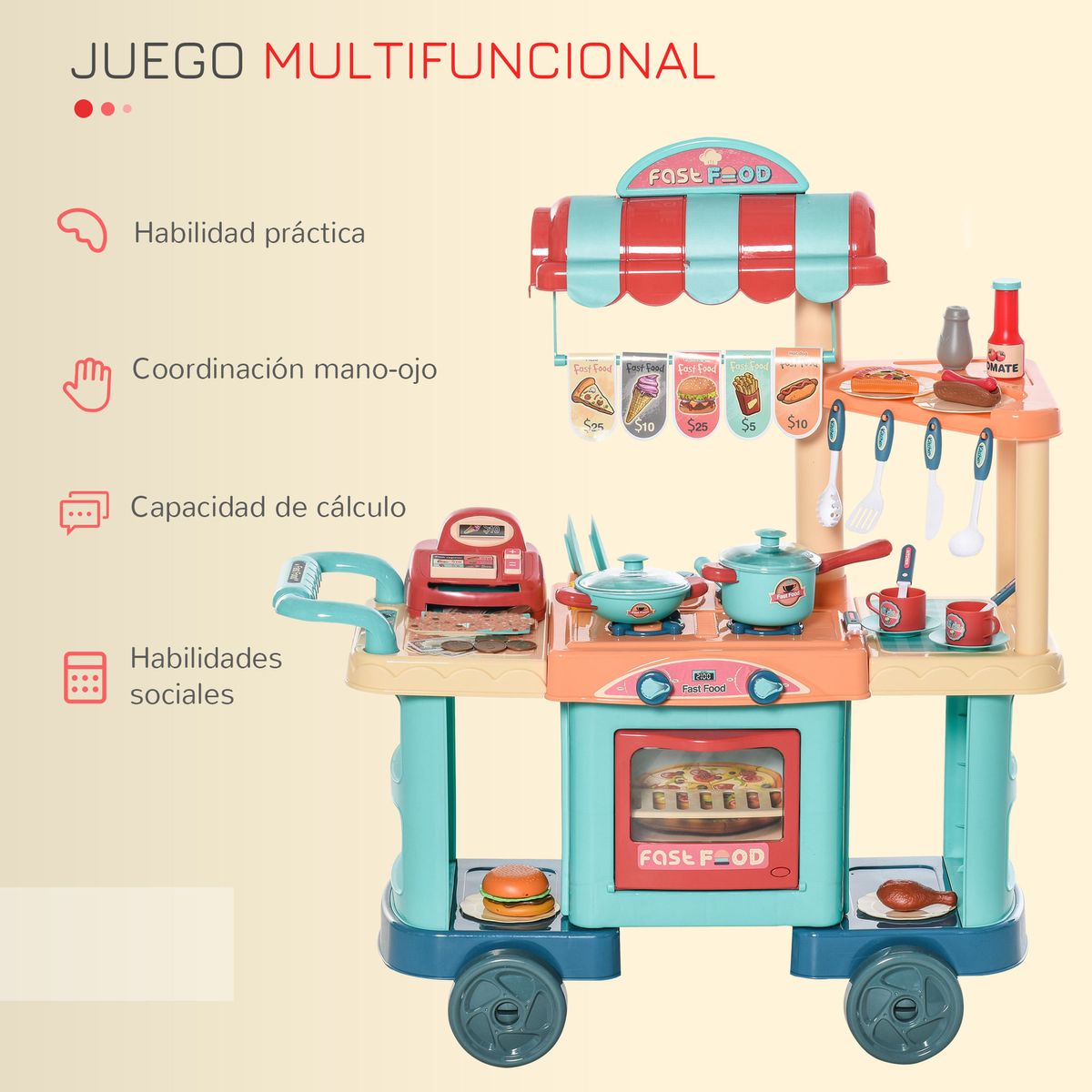 Cocina-de-juguete-Burguer-carrito---caja-registradora-multicolor-905x795x33-cm-
