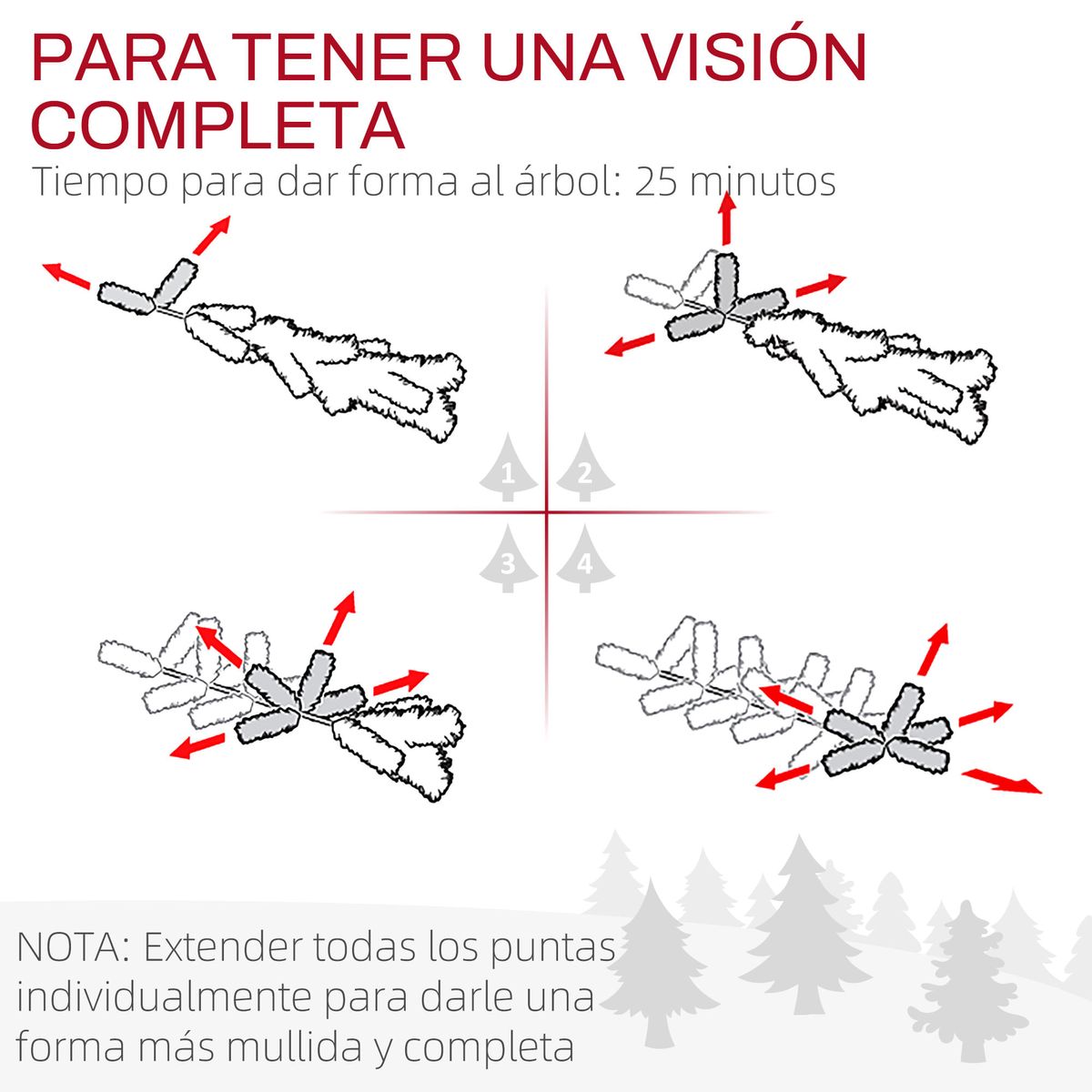 Arbol-de-Navidad-Homcom-con-310-luces-LED-verde-150-cm-pies