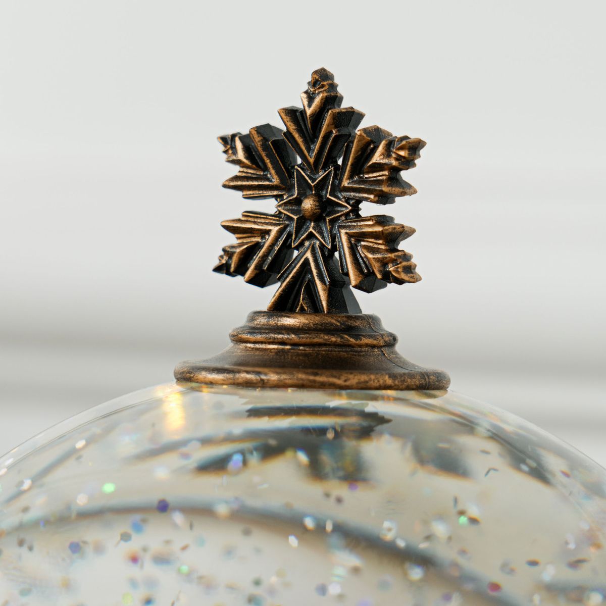 Decoracion-navideña-Bola-de-nieve-Homcom-musica---luz-multicolor-Ø12x186-cm-