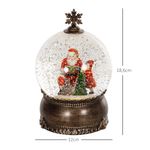 Decoracion-navideña-Bola-de-nieve-Homcom-musica---luz-multicolor-Ø12x186-cm-