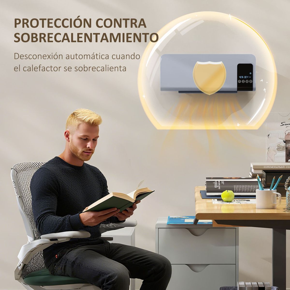 Calefactor-de-pared-Homcom-2000W-detalles