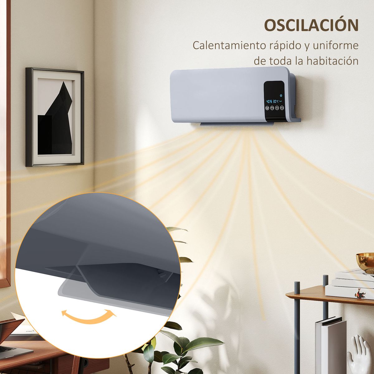 Calefactor-de-pared-Homcom-2000W-caracteristicas