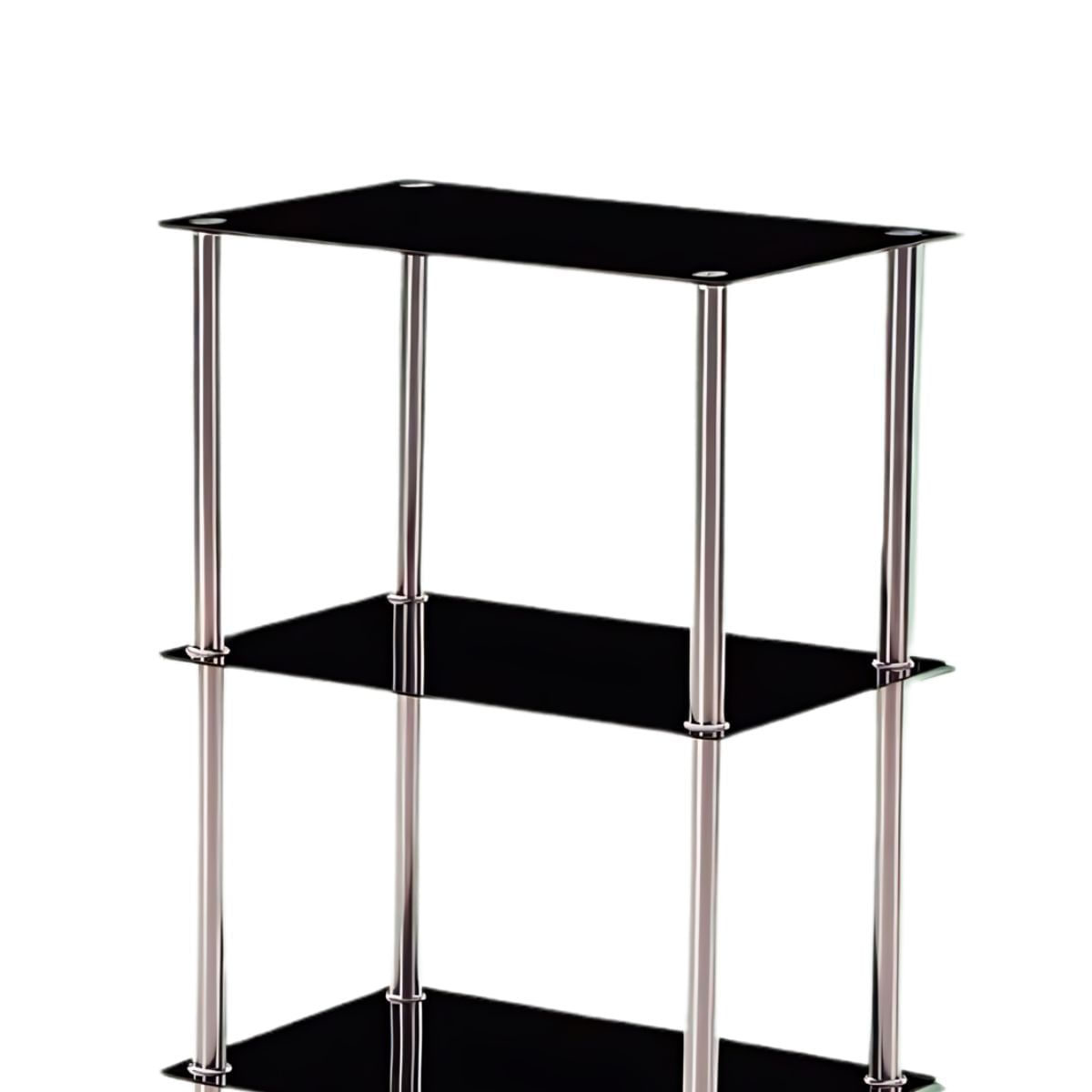 Estanteria-Bristol-4-estantes-vidrio-templado-negro-122x60x40-cm-detalle