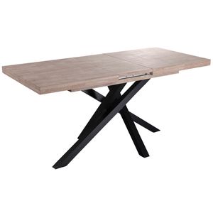 Mesa de comedor Xena extensible forma rectangular 76x140-180-220x90 cm