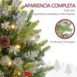 Arbol-de-Navidad-Petit-Homcom-43-ramas---20-luces-LED---decoraciones-verde-60x43-cm-