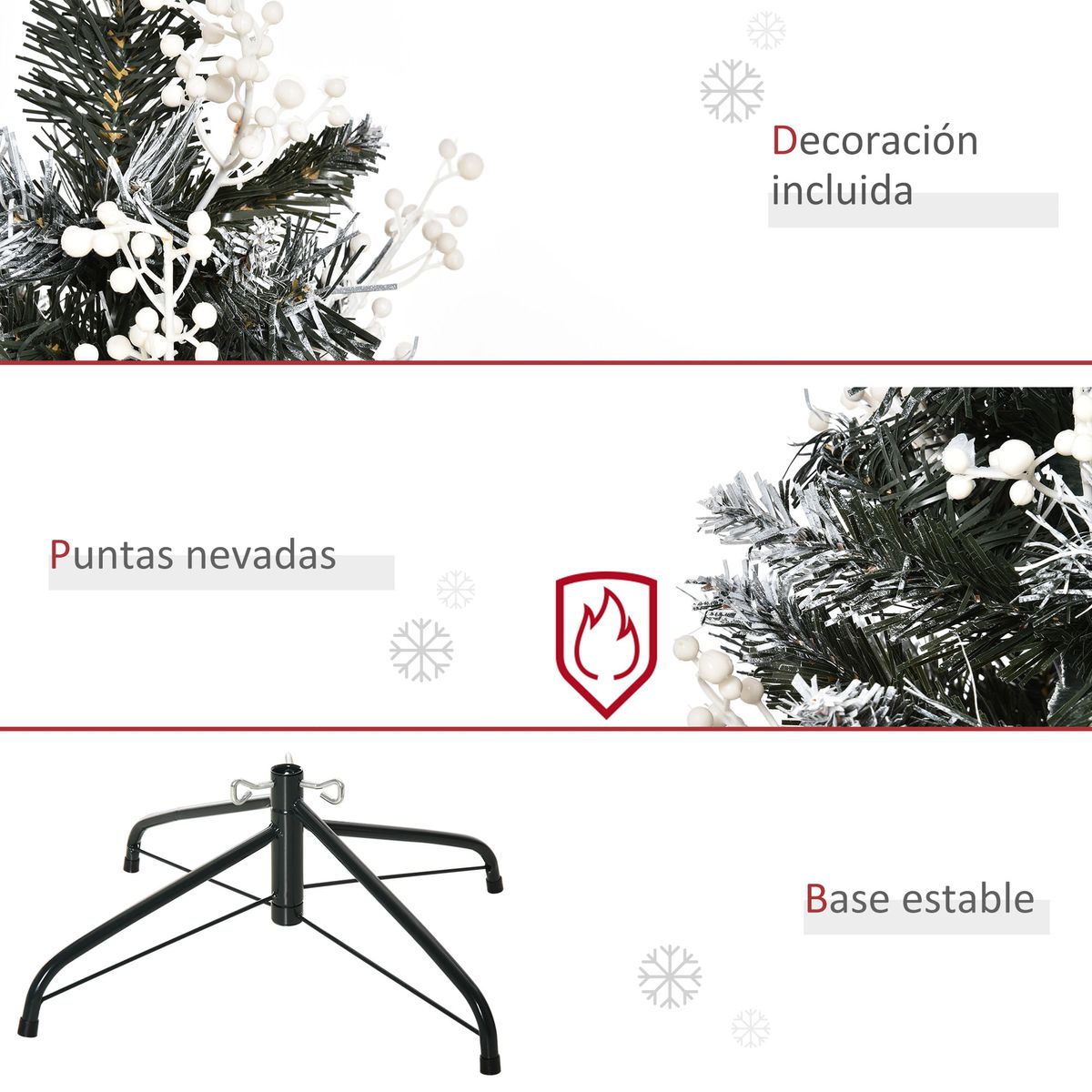 Arbol-de-Navidad-Homcom-222-ramas-28-decoraciones-verde-120-cm