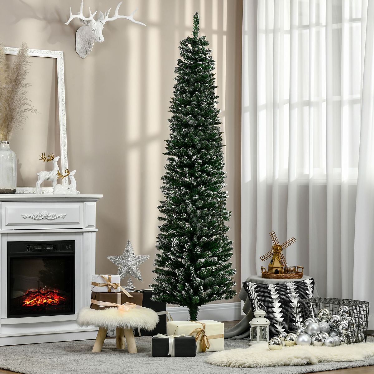 Arbol-de-Navidad-Homcom-570-ramas-efecto-nevado
