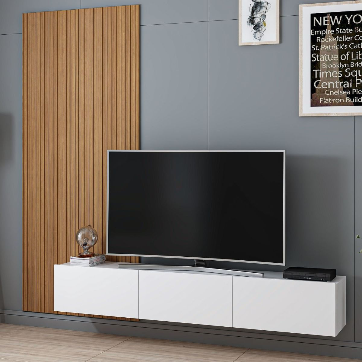 Mueble-TV-Rigel-3-compartimentos---panel-decorativo-blanco-natural-30x180x32-cm-