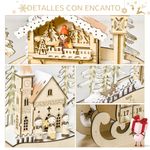 Calendario-de-Adviento-Trineo-Homcom-pueblo---24-cajones---luces-LED-natural-31x45x10-cm-