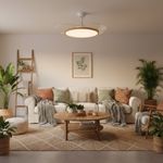 Ventilador-de-techo-Eolia-4-aspas-retractiles-con-mando-a-distancia-natural-Ø106-cm