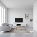Ventilador-de-pie-Cierzo-3-velocidades-inclinable-blanco