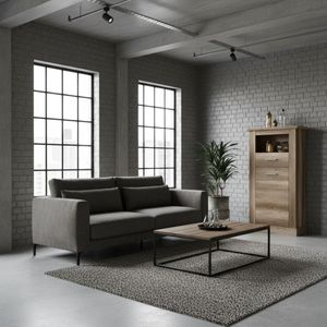 Bodeguero Chellén cajón con puerta abatible 135x66x36,6 cm