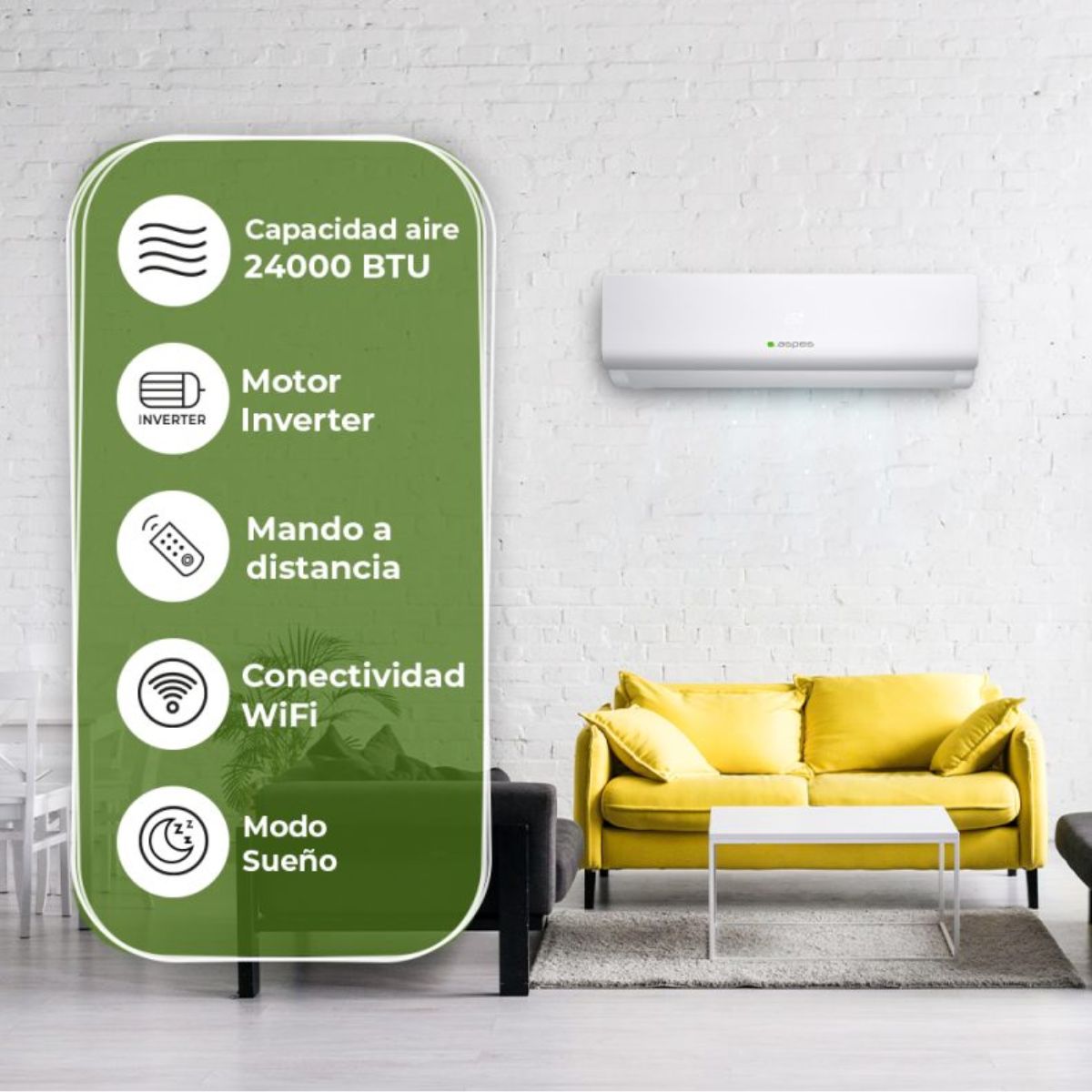 Aire-acondicionado-Split-Aspes-AAAS2400W-6000-frigorias-R32-WiFi-A-blanco