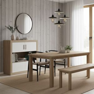 Bodeguero Lara 2 puertas 110x110x34,6 cm