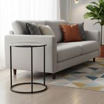 Mesa-auxiliar-Paxton-redonda-negro-Ø45x50-cm-