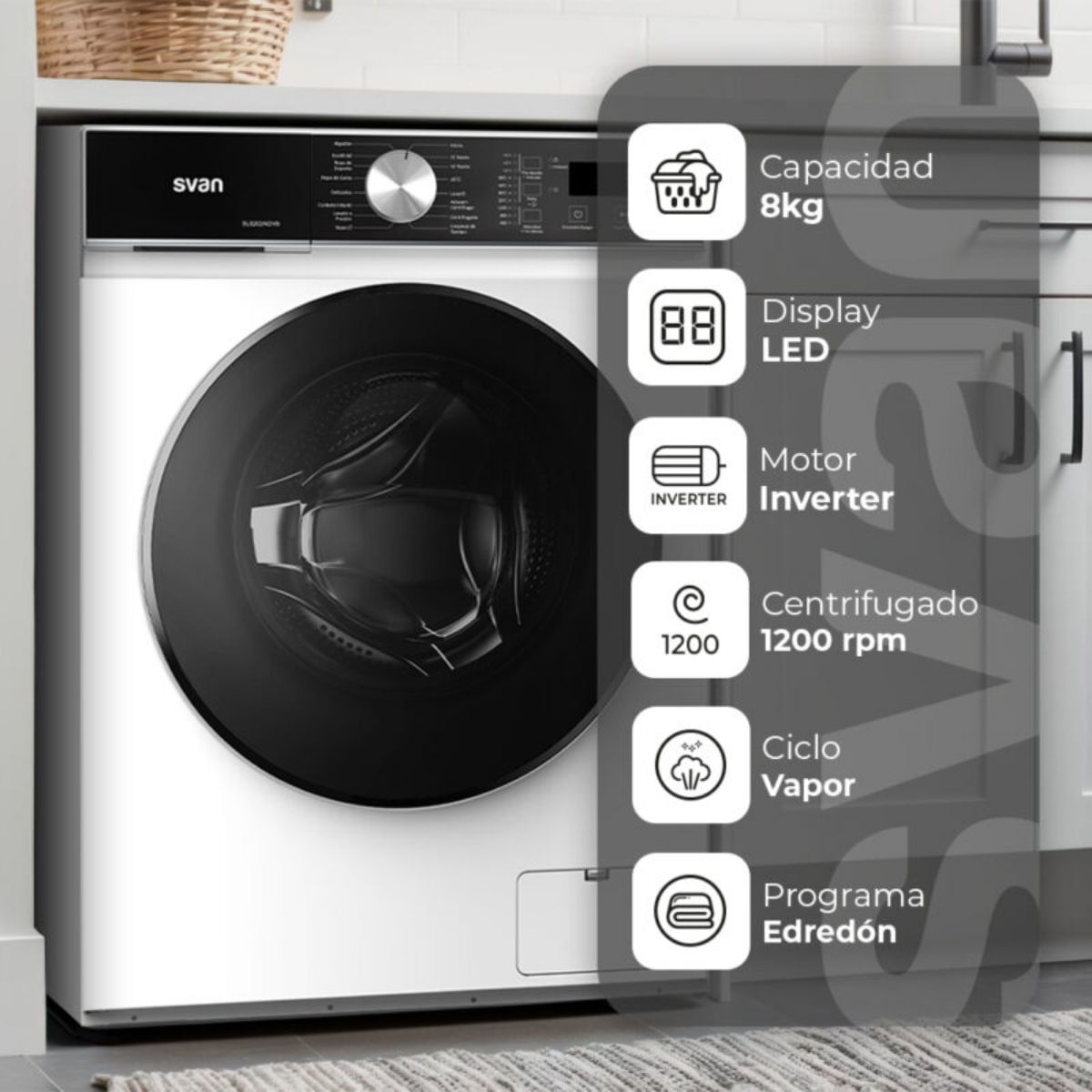 Lavadora-carga-frontal-Svan-SL8202AIDVB-caracteristicas
