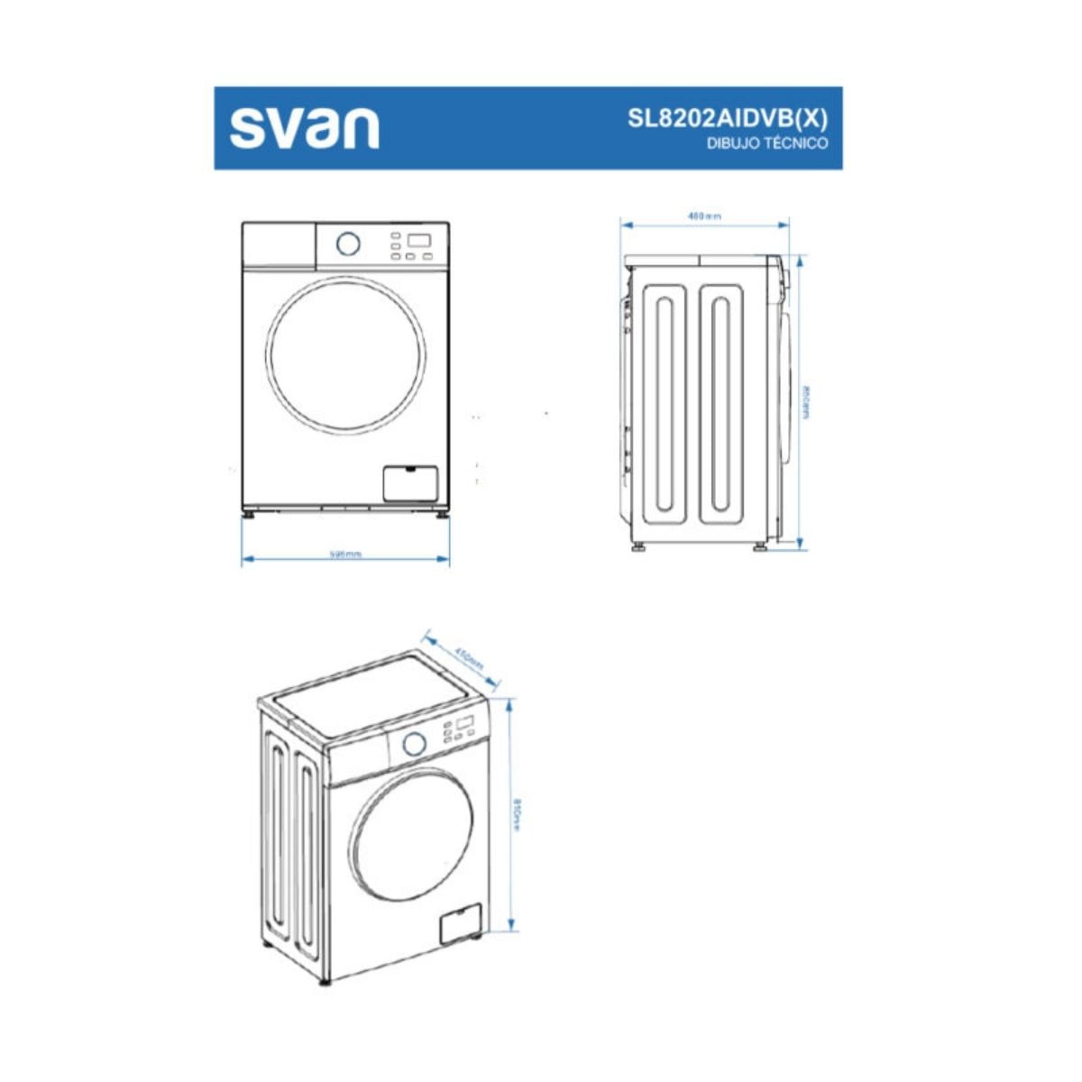 Lavadora-carga-frontal-Svan-SL8202AIDVB-medidas