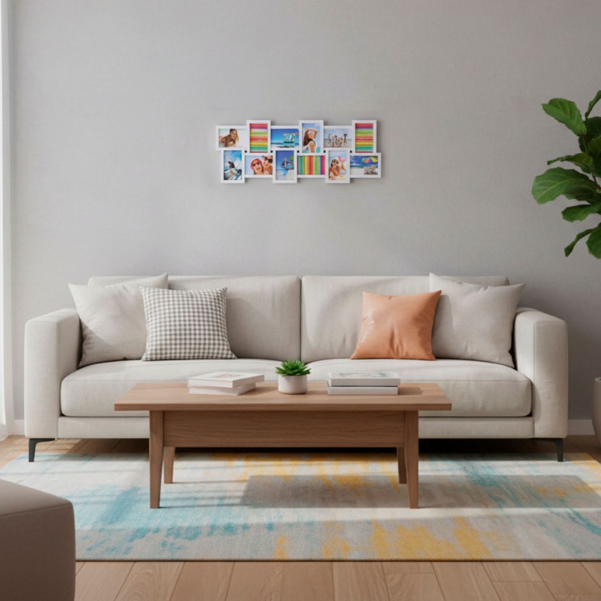 Portafotos-Newin-12-fotos-blanco-30x815x2-cm-