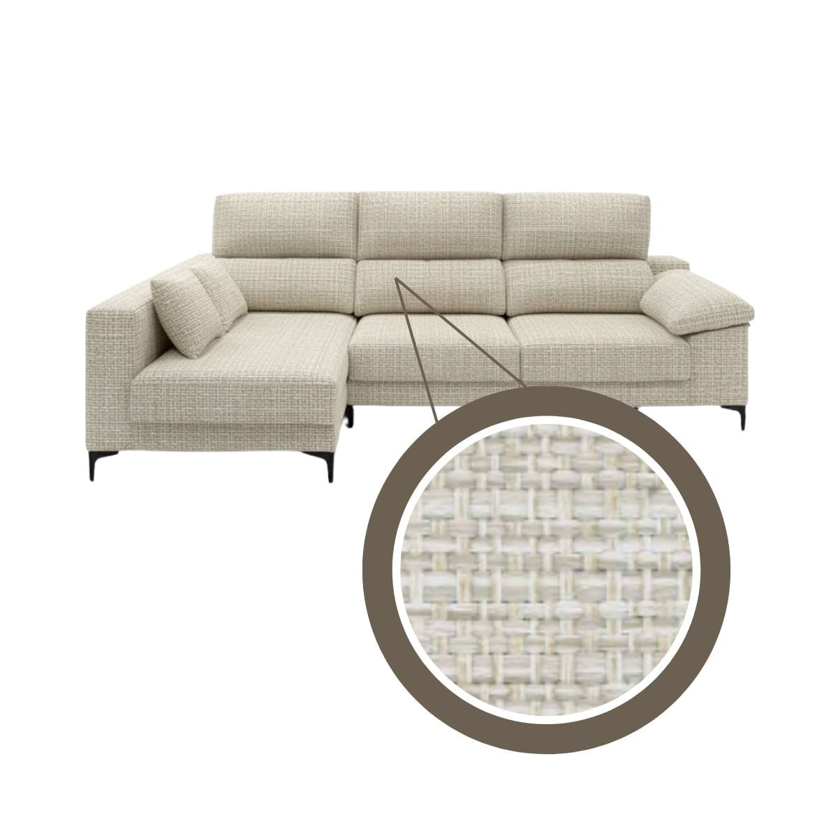 Sofa-chaiselongue-izquierda-Santorini-detalle-tela