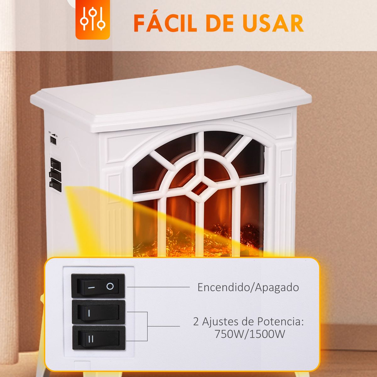 Chimenea-electrica-Homcom-1800W-20-m²-blanco-548x39x26-cm