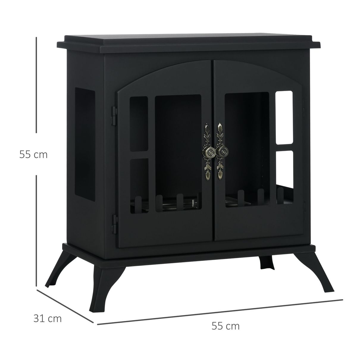 Chimenea-de-bioetanol-Vintage-Homcom-09L-25-m²-negro-55x55x31-cm-
