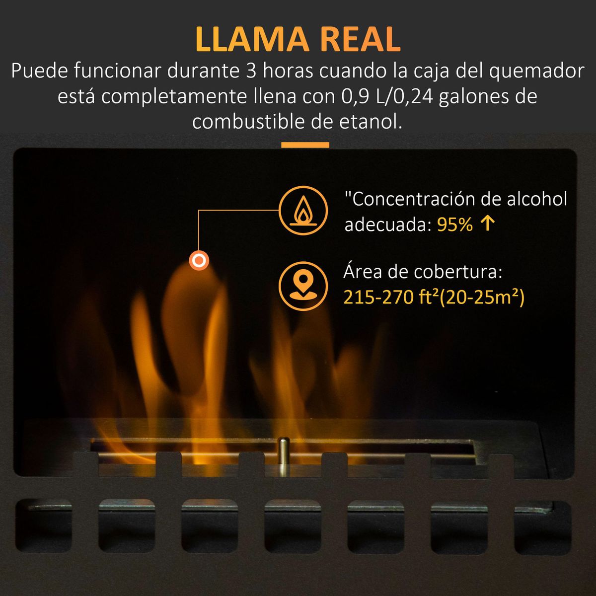 Chimenea-de-bioetanol-Industrial-Homcom-7000BTU-12L-25m²-negro-54x41x25-cm-