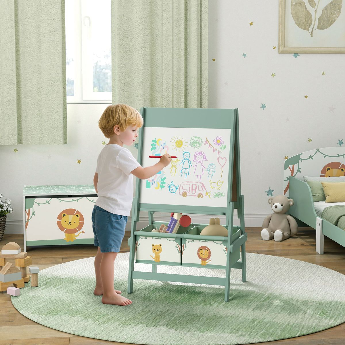 Pizarra-infantil-Solere-Aiyaplay-ambientada