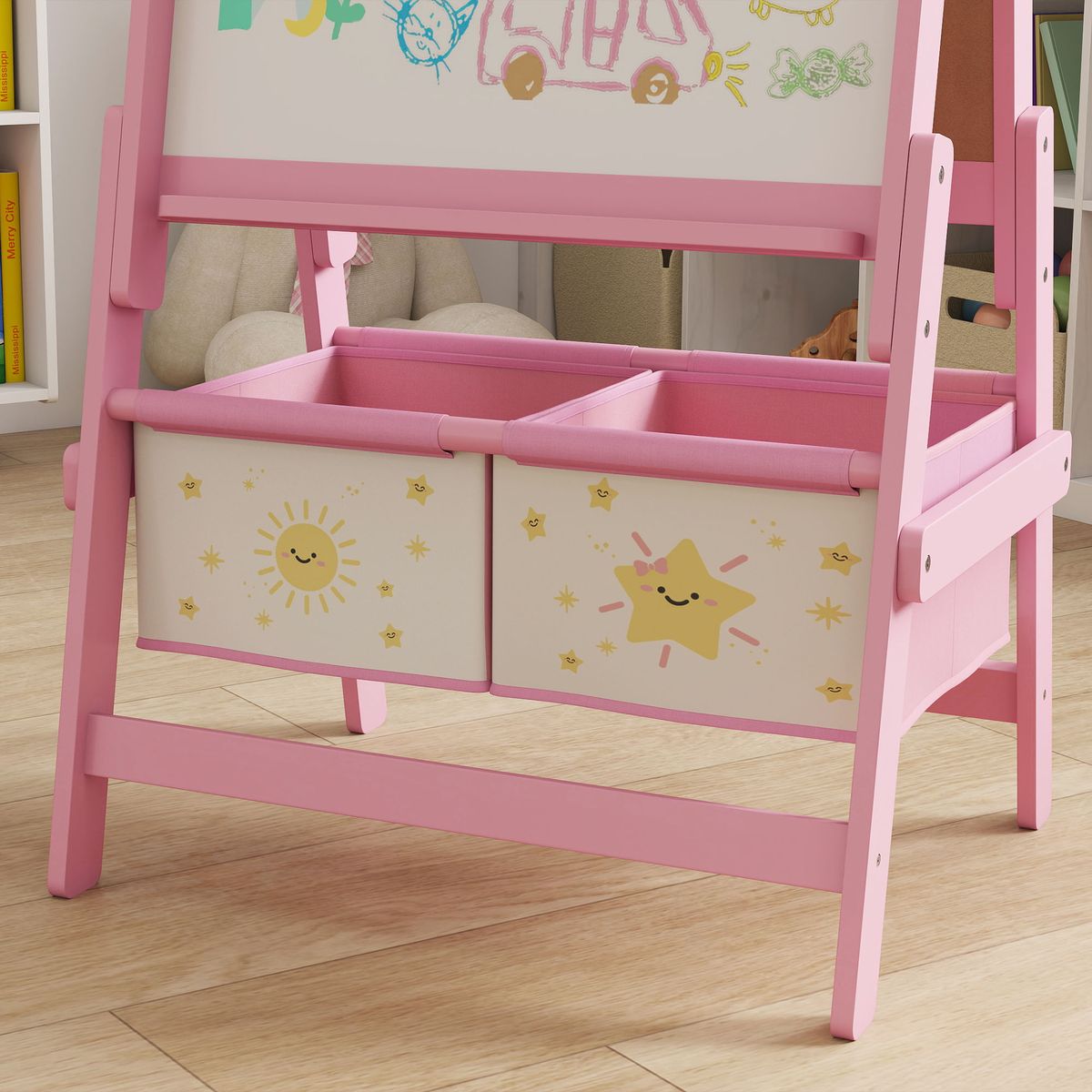 Pizarra-infantil-Solere-Aiyaplay-con-cestas