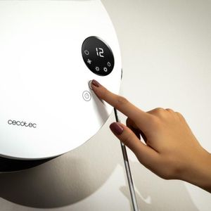Calefactor de pared Cecotec ReadyWarm 2000 Round 2000W con mando a distancia blanco