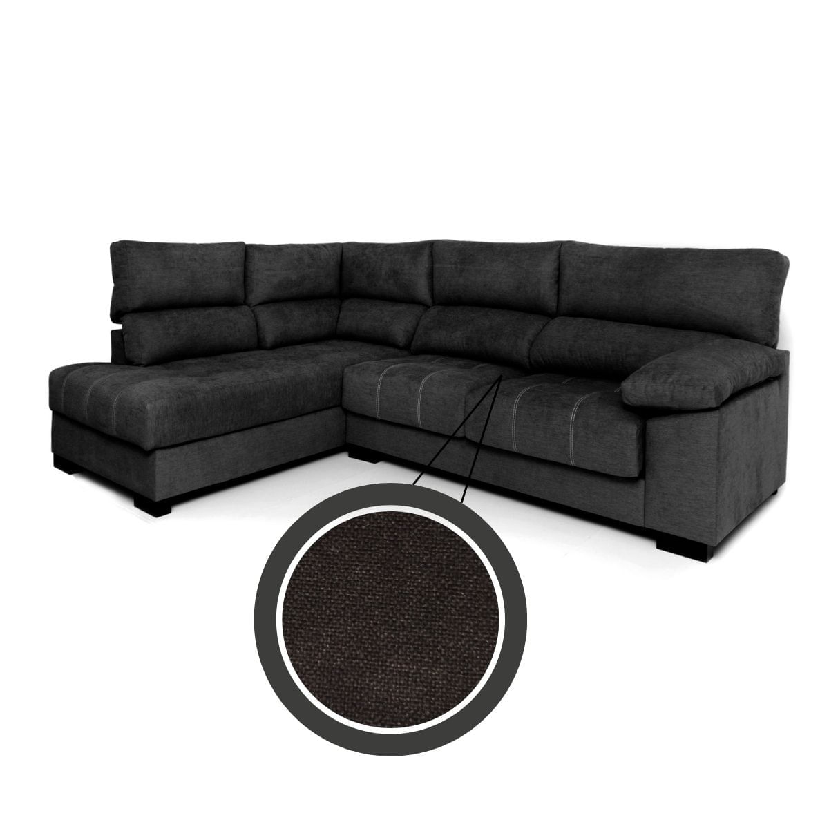 Sofa-chaiselongue-Meridien-3-plazas-deslizante---reclinable-tela-Bergamo-100x282x195-cm-