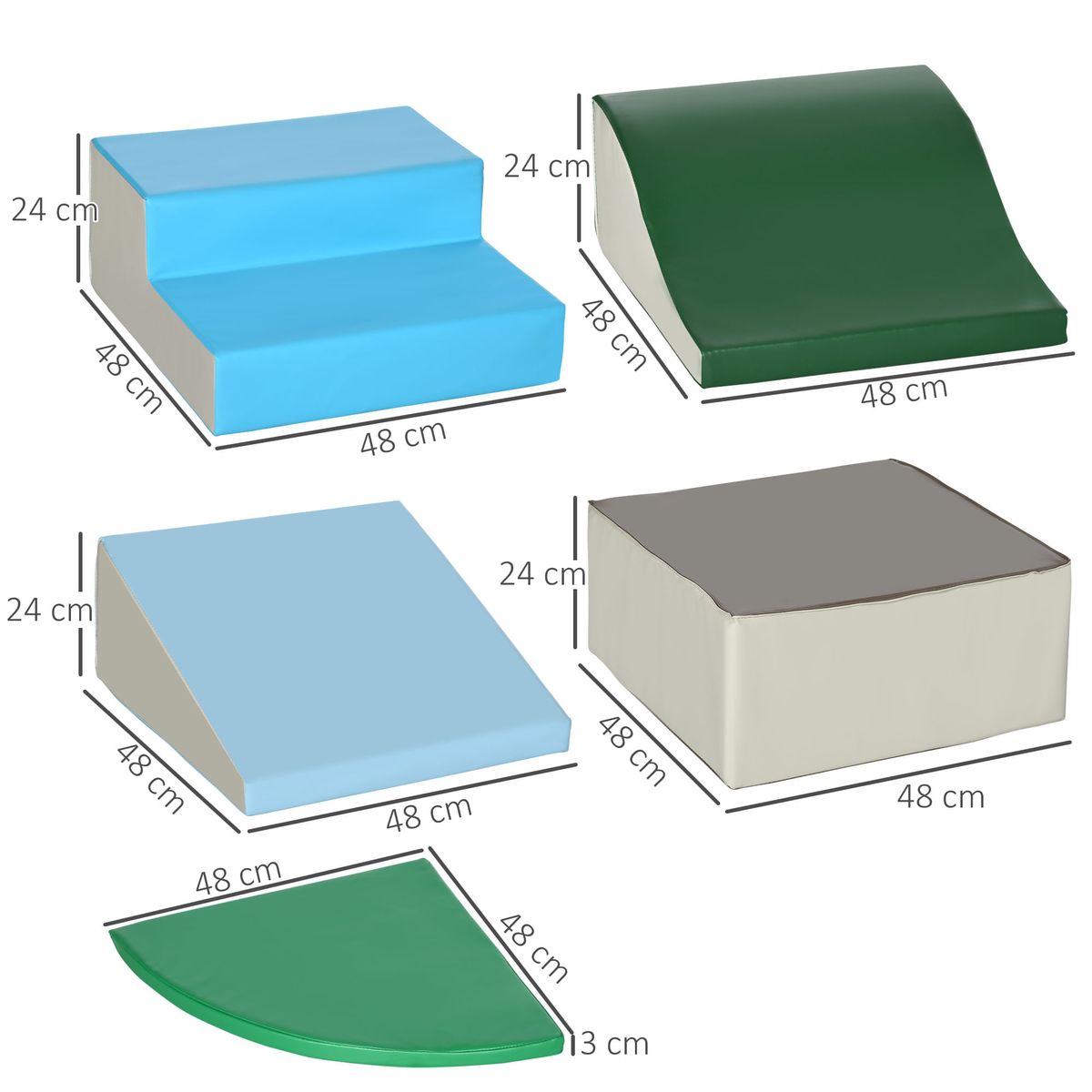 Set-de-6-bloques-de-construccion-Homcom-psicomotricidad--1-año-verde-azul