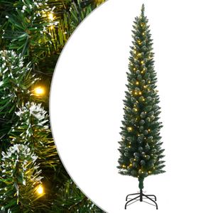 Árbol de Navidad Everluce 286 ramas con efecto nevado 300 LEDs verde