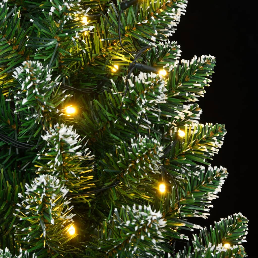 Arbol-de-Navidad-286-ramas-con-efecto-nevado-300-LEDs-verde-180-cm