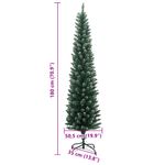 Arbol-de-Navidad-286-ramas-con-efecto-nevado-300-LEDs-verde-180-cm-medidas