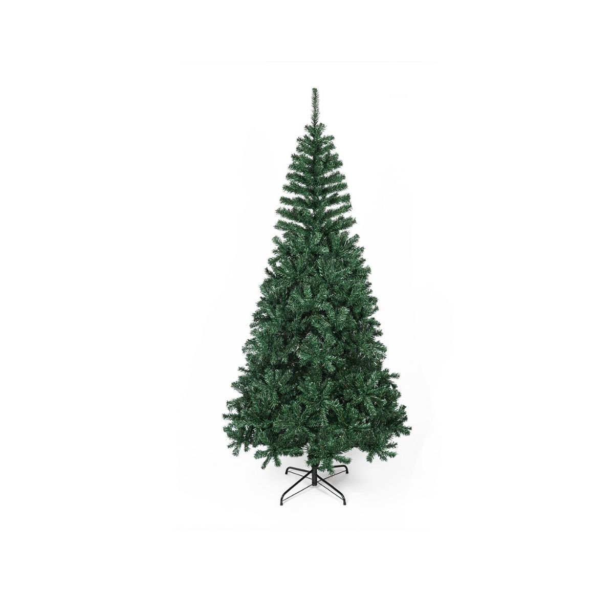 Arbol-de-navidad-1000-ramas---base-cruzada-verde-Ø55x210-cm-