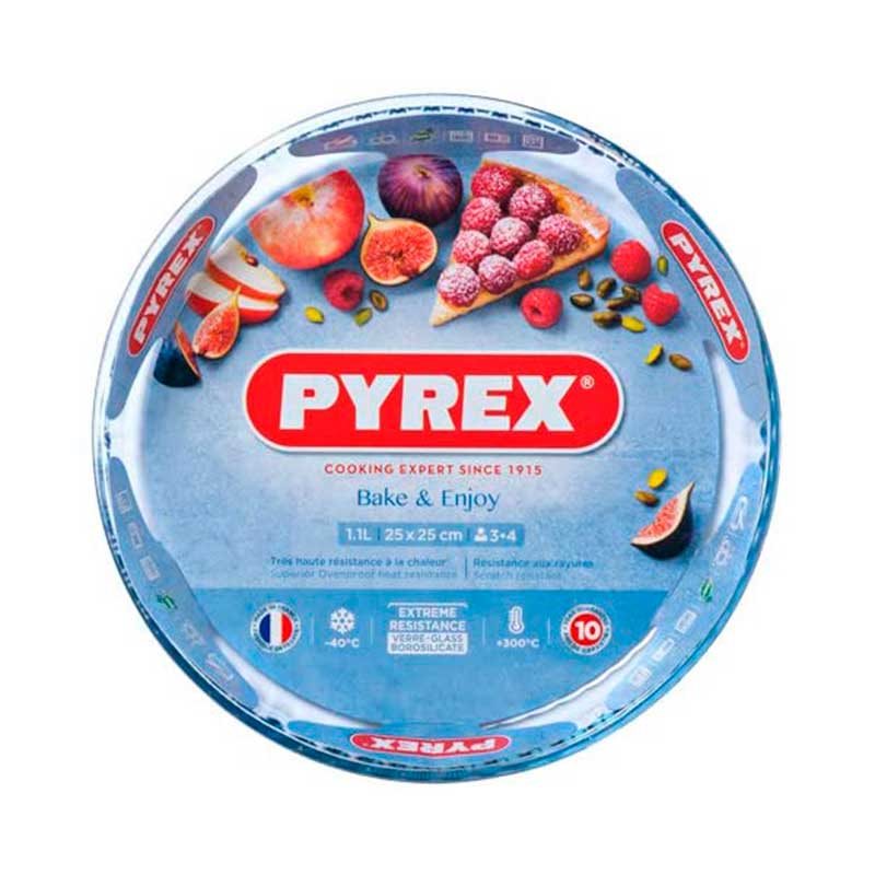 molde-de-tarta-para-horno-classic-pyrex-redondo-vidrio-ø25x4-cm-0046495