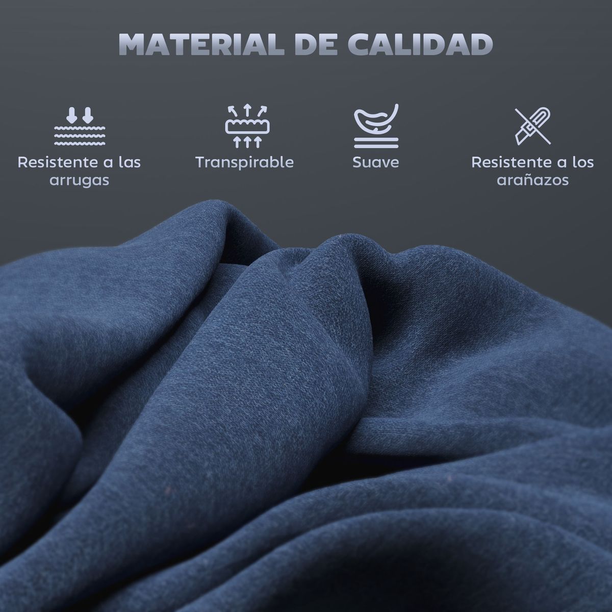 Pack-de-2-taburetes-Medellin-Homcom-asiento-acolchado-azul