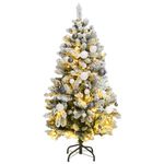 Arbol-de-Navidad-efecto-nevado-150-LEDs-