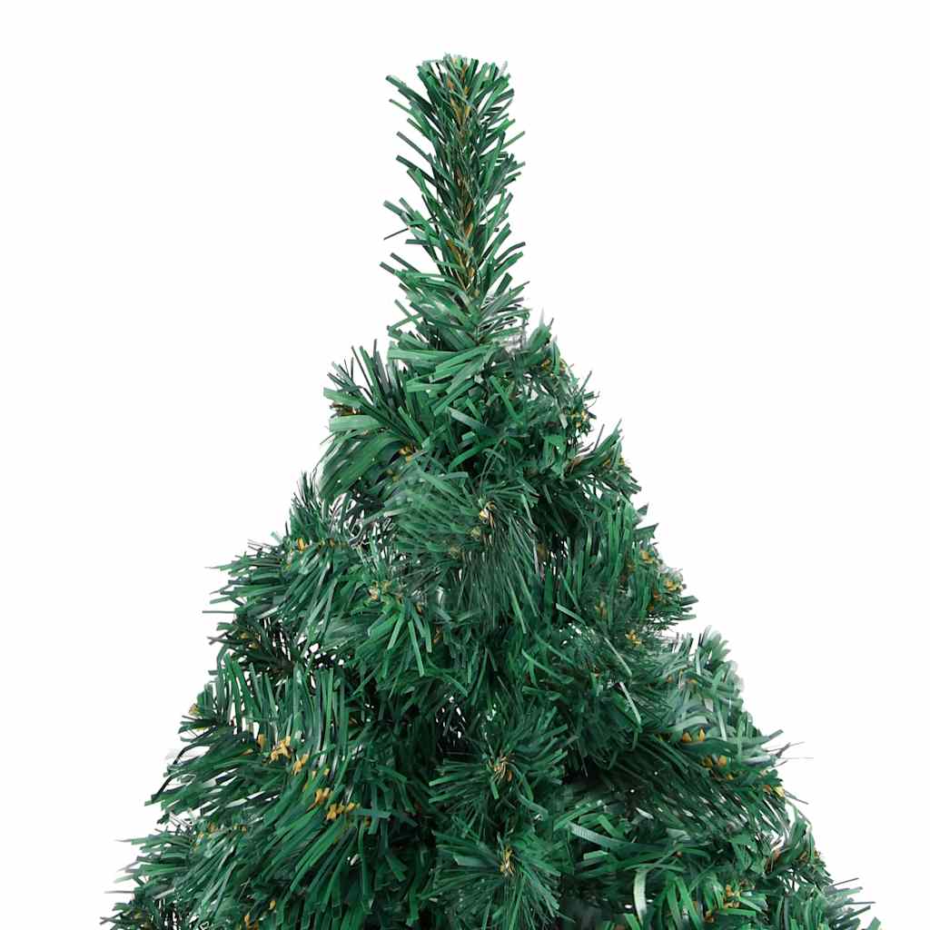 Arbol-de-Navidad-930-ramas-150-LEDs-con-decoraciones-verde-120-cm
