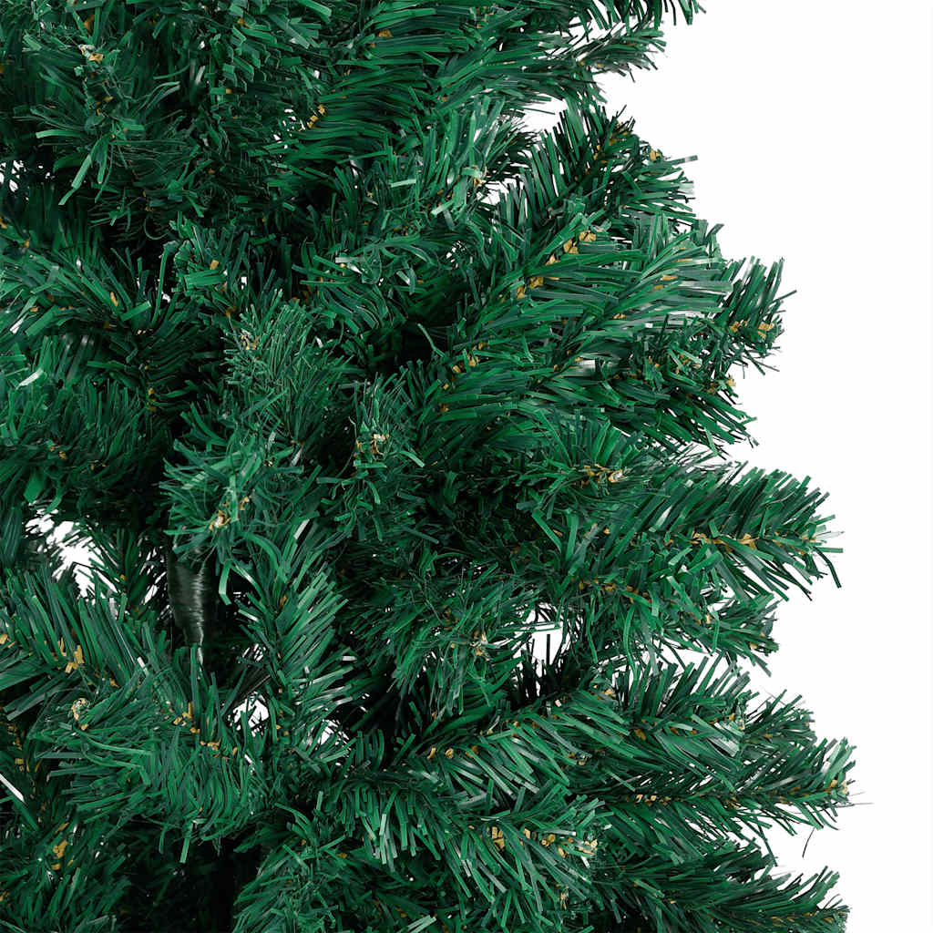 Arbol-de-Navidad-930-ramas-150-LEDs-con-decoraciones-verde-180-cm
