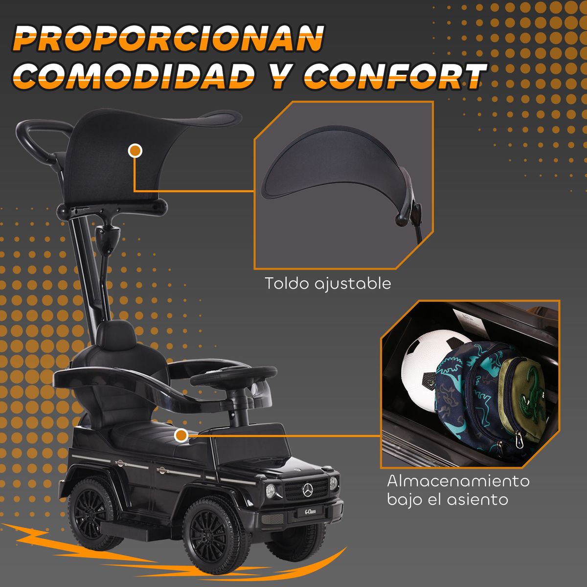 Coche-correpasillos-Mercedes-G350-Homcom-3-en-1--3A-95X855X40-cm