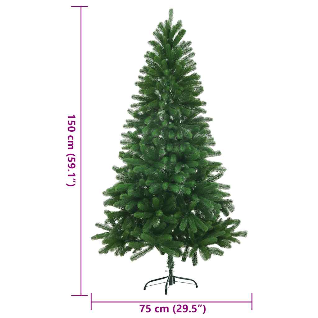 Arbol-de-Navidad-realista---base-cruzada-verde-150-cm-
