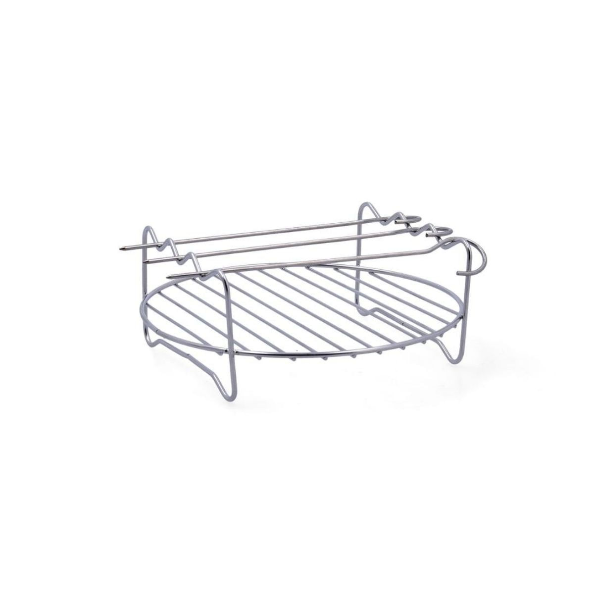 Grill-Naturalia-Quid-con-3-pinchos-acero-Ø17-cm