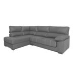 Sofa-chaiselongue-Meridien-3-plazas-deslizante---reclinable-tela-Nevada-izquierda-gris-100x282x195-cm