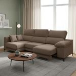 Sofa-chaiselongue-Santorini-3-plazas-deslizante---reclinable-tela-Bronx-100x275x160-cm