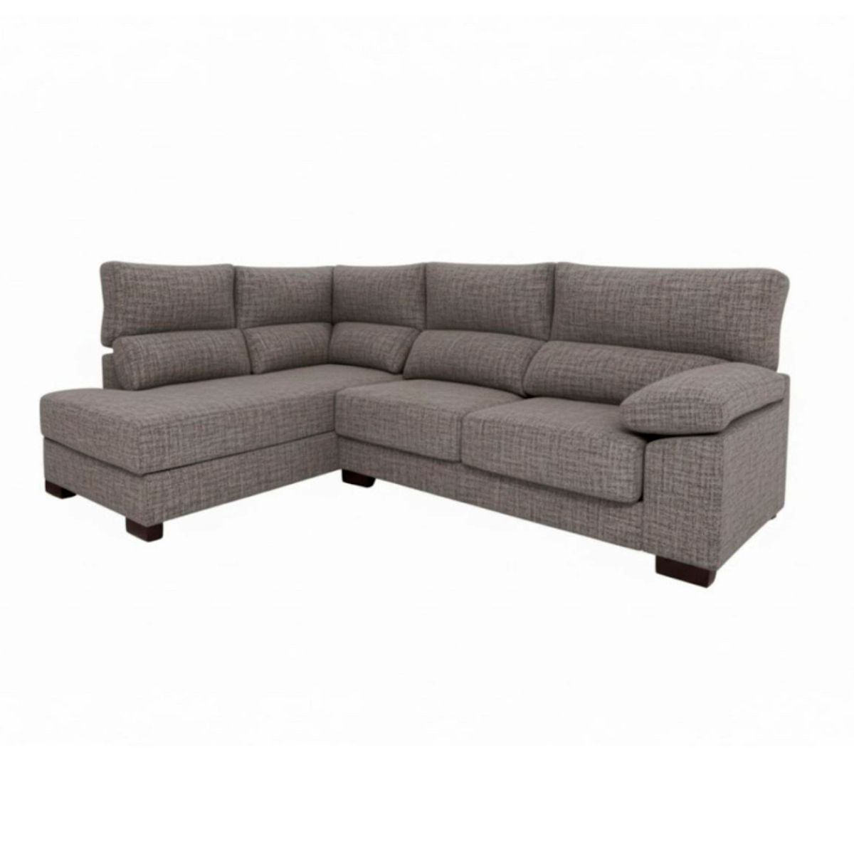 Sofa-chaiselongue-Meridien-3-plazas-deslizante---reclinable-tela-Bronx-izquierda-gris-100x282x195-cm-