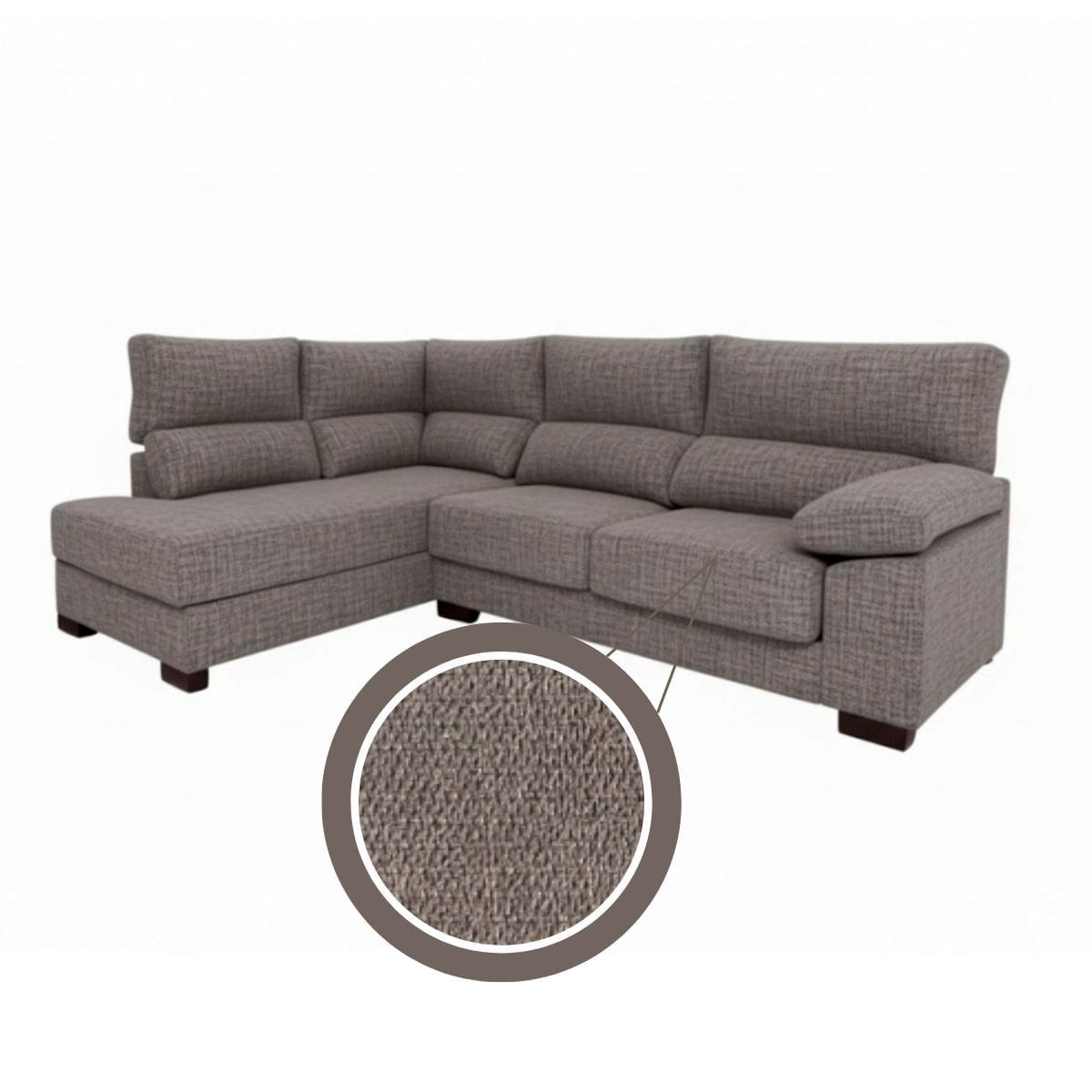 Sofa-chaiselongue-Meridien-3-plazas-deslizante---reclinable-tela-Bronx-izquierda-gris-100x282x195-cm-