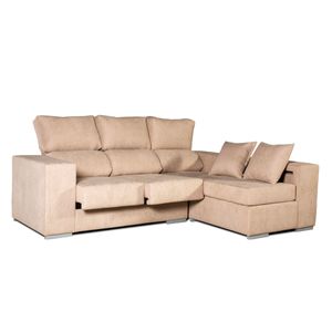 Sofá chaiselongue Marbella 3 plazas reclinable y deslizante 100x225x140 cm