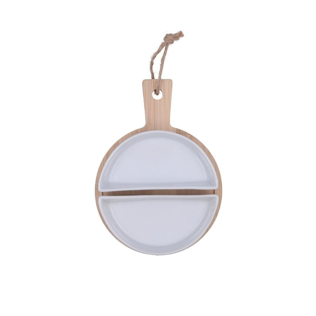 Tabla-de-aperitivo-Tapas-Quid-con-2-cuencos-diseño-circular-blanco-natural