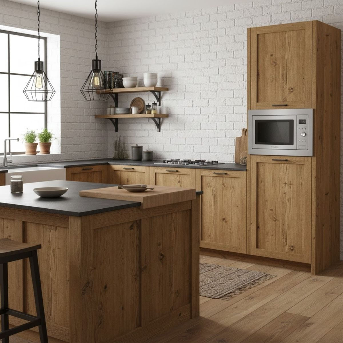 Microondas-integrable-Svan-SMWI2701DGX-20L-con-grill-8-programas-inox